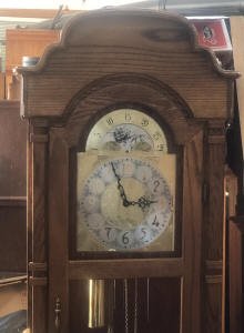 vintage grandfather clocks oregon thrift